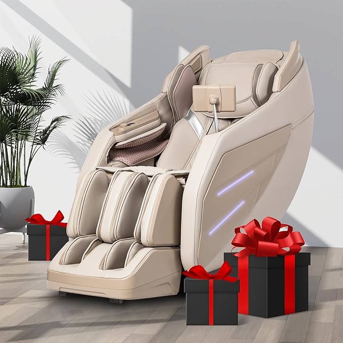Osaki OS-3D Champ II | Taupe | Full Body Massage Chair | 3D SL-Track Full Body Massage Chair | Zero Gravity | Lumbar Heating | Touchscreen Controller | Auto Body Scan | Bluetooth Speaker