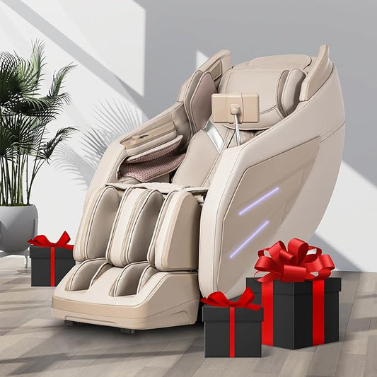 Osaki OS-3D Champ II | Taupe | Full Body Massage Chair | 3D SL-Track Full Body Massage Chair | Zero Gravity | Lumbar Heating | Touchscreen Controller | Auto Body Scan | Bluetooth Speaker