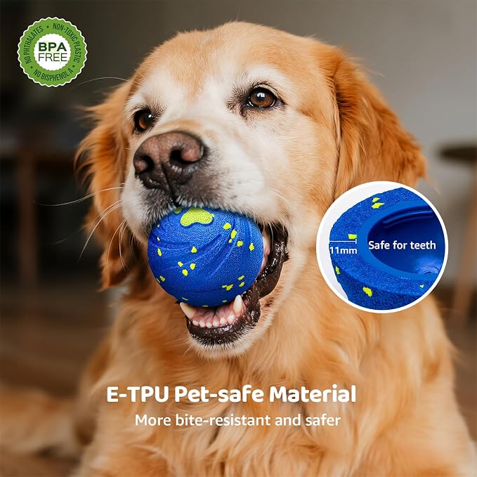 Interactive Dog Toys Automatic Bouncing Dog Ball for Small & Large Dogs