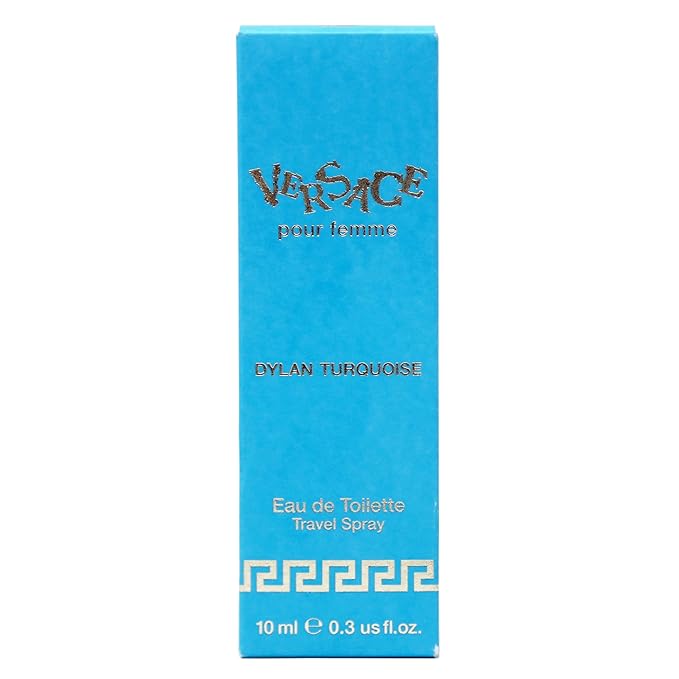 Versace Dylan Turquoise Pour Femme 0.3 oz Eau de Toilette Travel Spray