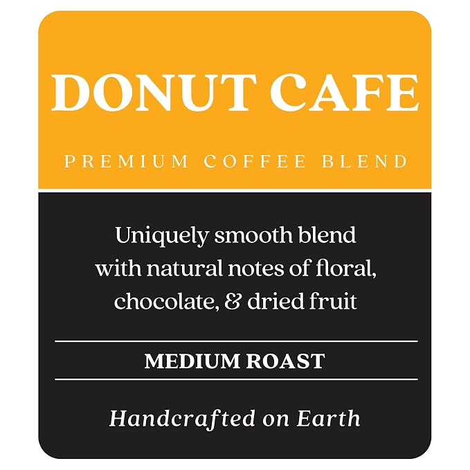 Copper Moon Single Serve Coffee Pods for Keurig K-Cup Brewers, Medium Roast, Donut Café Blend, 80 Count
