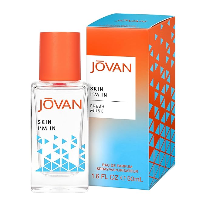 Jovan Skin I'm In Eau de Parfum 1.7 fl oz (Pack of 1), Notes of Black Currant, Jasmine, and Musk, Unisex Fragrance, Long Lasting, Everyday Fragrance, Travel Size