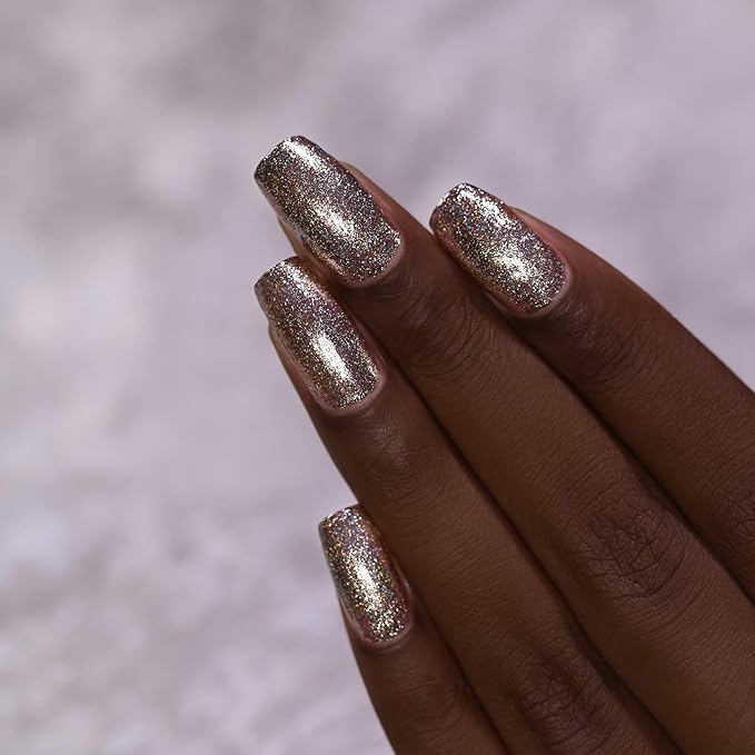 ILNP Heirloom - Antique Brass Holographic Ultra Metallic Nail Polish