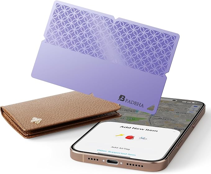 2026 Apple MFi Certified Wallet Tracker Smart Card for Find My | Ultra Thin Air Tracker Tag for Travel, 5 Years+ Staying Power, IP69 Waterproof, Key Finder & Item Locator for Bags, Passport