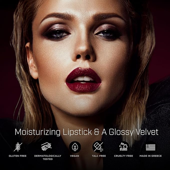 Radiant Professional Advanced Care Lipstick - Ultra Nourishing, Moisturizing Long Lasting Matte Lipstick With Vitamin E- UVA UVB Filters - VELVET (08 CORAL - PEACHY NUDE)