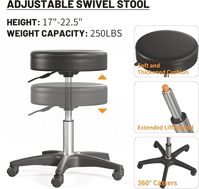 Hydraulic Tattoo Chair Bed for Client Spa Bed with Stool Height Adjustable Facial Beds for Esthetician Chair Aesthetic Treatment Table