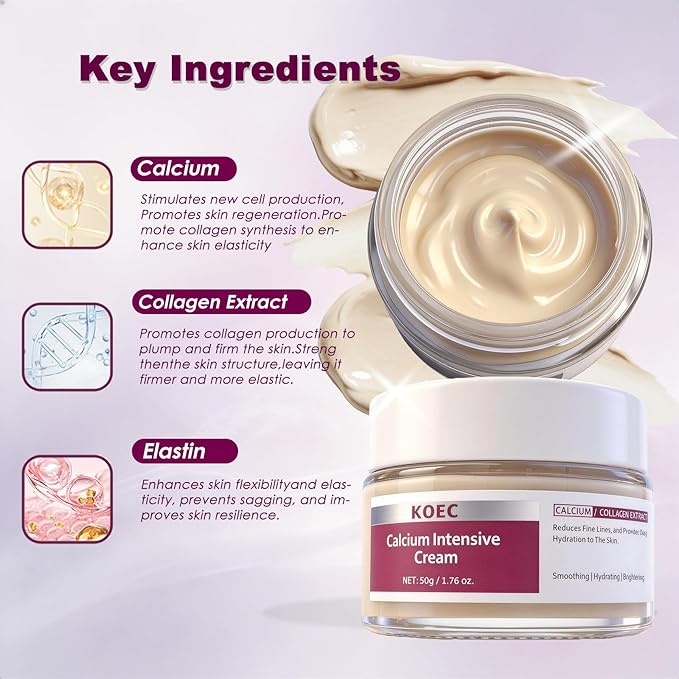 Calcium Daily Skincare Set, Calcium Volume Multi Balm Stick + Eye patch 60ea + Calcium Cream, Firming-Looking Skin & Under-eye hollow plumping, Targets Wrinkles, Fine lines Dark Circles & Puffiness