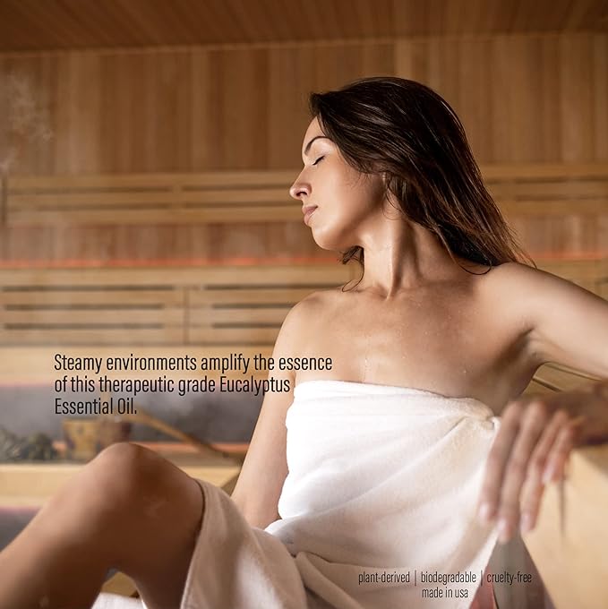 Pure Eucalyptus Oil Shower Mist and Steam Room Spray - Room Spray and Eucalyptus Spray for Shower - Premium Aromatherapy Essential Oil Spray - 4 Ounce, 2 Pack