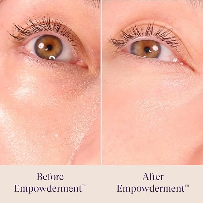 Fièra Empowderment™ Finishing Powder, Talc-Free Blurring & Soft-Matte Setting Powder for Mature Skin, Pore & Fine-Line Smoothing, Lightweight Instant Retouching Formula, Light Shade, 0.2 OZ