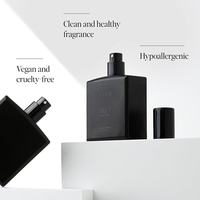 DIME No. 1 Cologne For Men, 1.7 oz / 50 ml - A Bold Blend of Sparkling Grapefruit, Dark Rhum, Amber Woods and Cardamom
