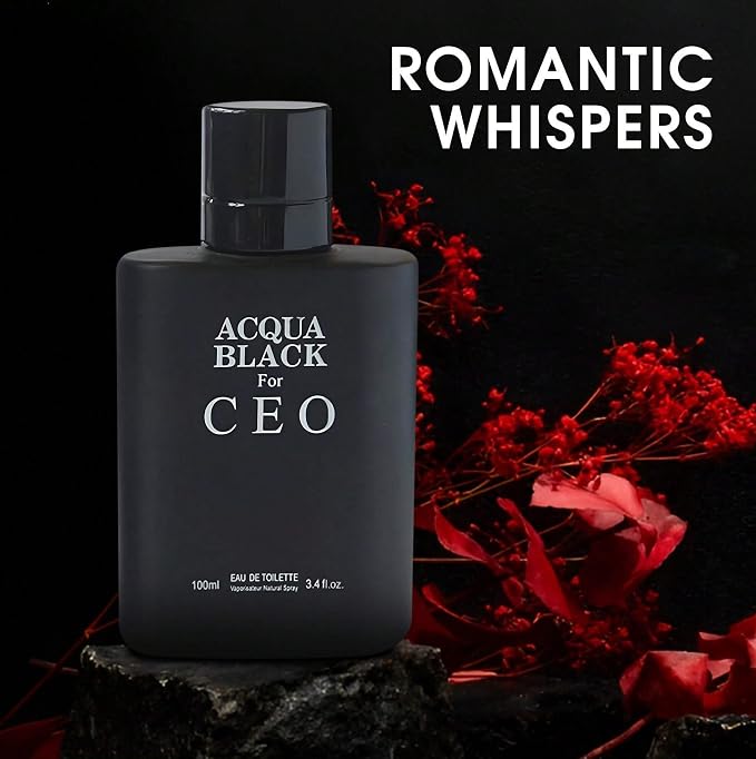 A CENTER 3Pack Men Colognes Choco Musk&Dark Black&Aqua Black Ceo Eau De Parfume Spray with Woody Floral & Fruity Scent Perfume Gift Set Day to Night Luxury Fragrances