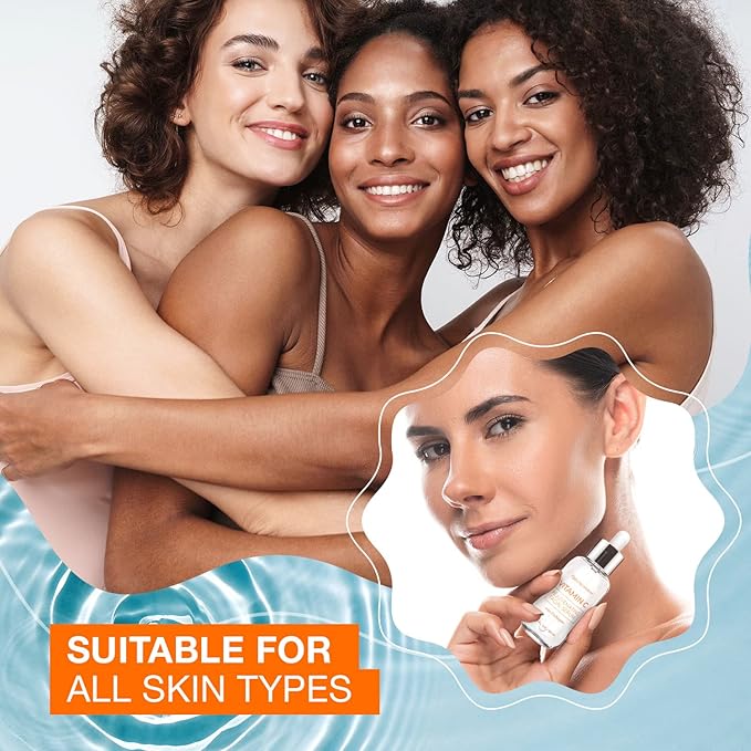 Vitamin C Serum For Face With Collagen – Hydrating, Firming & Revitalizing – Fades Dark Spots, Smooths Fine Lines – Dermatologist Tested, Korean Skin Care, Vegan Clean Beauty – 1.69 Oz