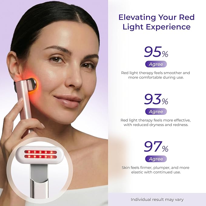 LED Red Light Skincare Activation Serum for Face, Hydrating Gel Serum for Smooth Device Glide & Comfort, Helps Skin Look Radiant and Refined, 2 Pack (2 x 1 fl oz / 30 mL)