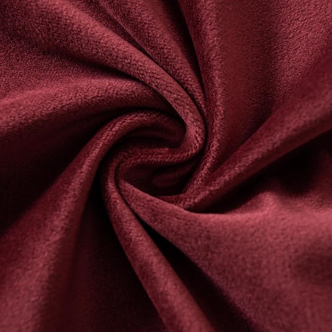 14x24 Pillow Covers Set of 2 Decorative Velvet Throw Pillow Covers,Burgundy | Luxury Red Cushion Covers with Invisible Zipper for Couch Sofa Bed Living Room Bedroom Home Decor Christmas