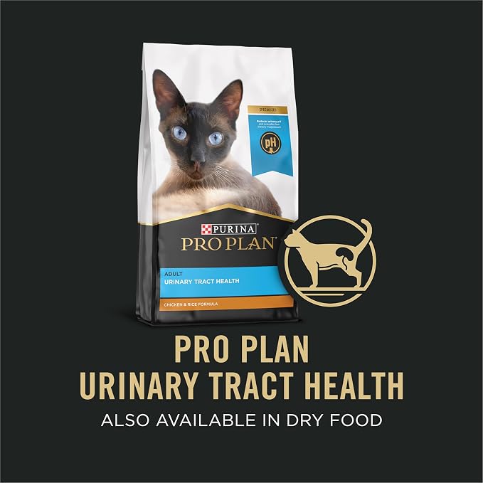 Purina Pro Plan Urinary Tract Wet Cat Food Variety Pack, (24) 3 oz Cans | Urinary Tract Health Ocean Whitefish, Chicken, and Turkey & Giblets Entrees, high protein cat food