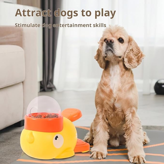 Small Dog Interactive Treat Dispenser Toy, Food Puzzle Slow Feeder | Interactive Slow Feeder Puzzle & Food Dispensing Toy, Mental Stimulation Puppy Chew Toy for Healthy Digestion & IQ Training