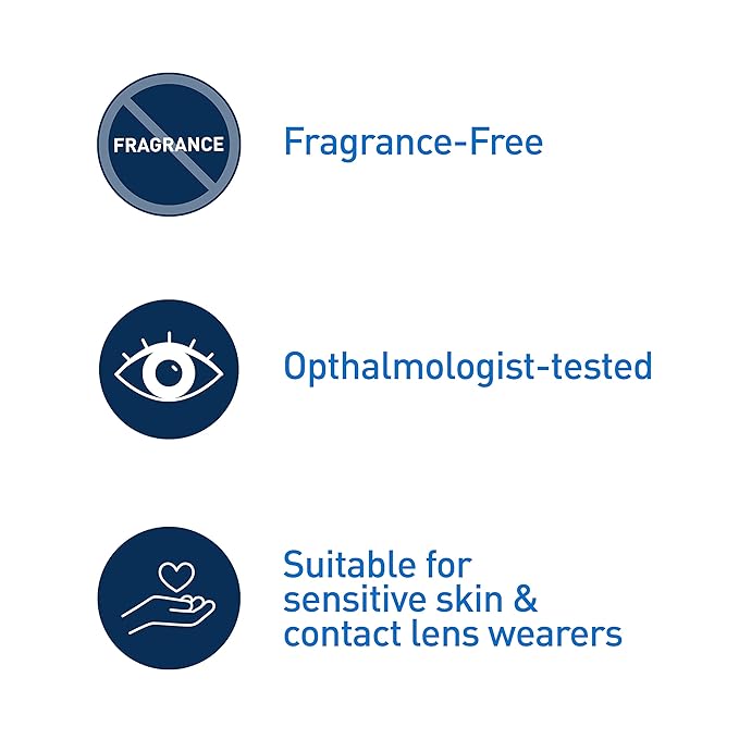 CeraVe Eye Makeup Remover with Hyaluronic Acid and Ceramides,Waterproof,Non-Comedogenic,Fragrance Free,Non-Greasy & Ophthalmologist Tested,4 Ounces,(Pack of 2)