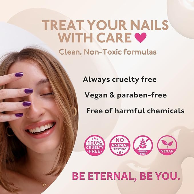 Eternal Nail Polish Set for Women (SAFARI) - Nail Polish Set for Girls - Long Lasting & Quick Dry Natural Nail Polish Kit for Home DIY Manicure & Pedicure - Made in USA, 13.5mL (Set of 5)