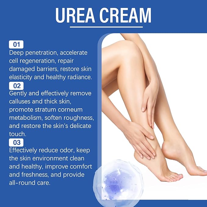 60% Urea Hydrating and Anti-Cracking Foot Cream,Relieves And Repairs Cracked Dry Feet And Hands,Foot Lotion Heel Stick Repairs and Hydrates Dry and Cracked Feet and Hand