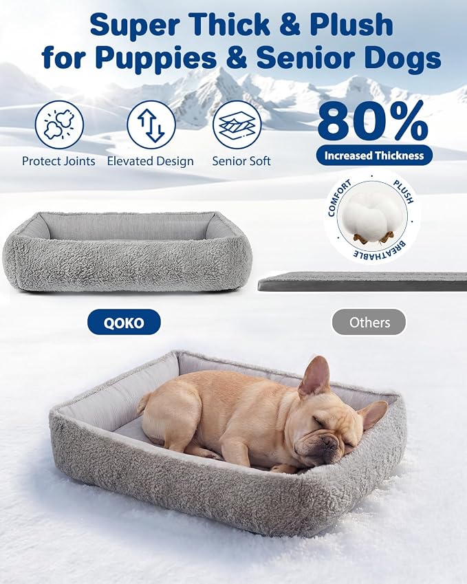 Cooling Dog Bed for Small Medium Dogs - Reversible Design (Ice‑Silk Cooling Layer | Sherpa Fleece Layer), Washable Cooling Mat for Dogs, Cats, Crates 24" × 15"