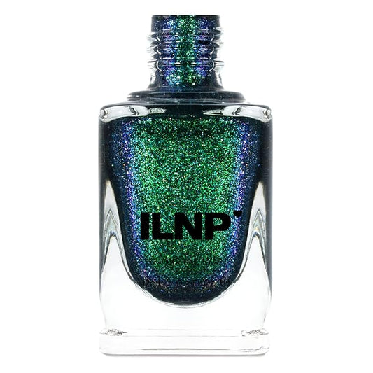 ILNP Riddle Me This - Deep Blue Holographic Shimmer Nail Polish