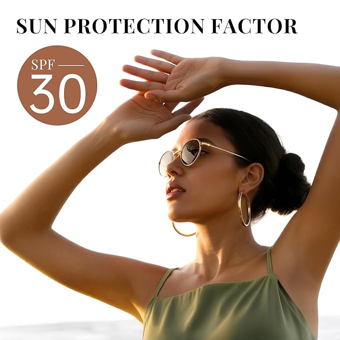 PHOFAY Matte Sunscreen Liquid Foundation SPF 30 (1.02 fl oz) - Long-Wearing Oil-Control, Concealing & Non-Greasy Buildable Coverage, Suitable for Most Skin Types, Daily & Outdoor Use (06#)