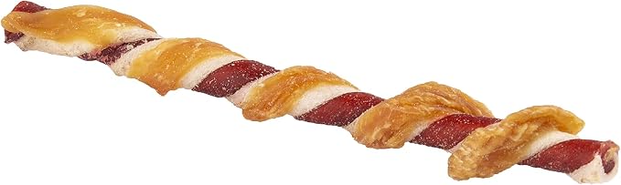 Good 'N' Fun Triple Flavor Twist Rawhide Treats For Dogs, 70 count (12 pack) | Premium Chicken, Pork and Beef Hide Chew, Supports Dental Health and Mental Stimulation, For Adult Dogs