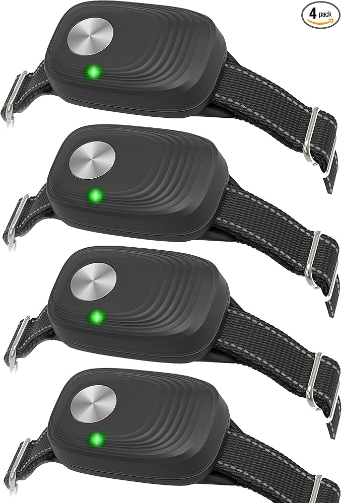 Pet Door Collar, Compatible with High Tech Doggie Door, for MS-5, Black, 4PK