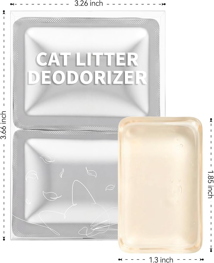Thereye Cat Litter Box Deodorizer For SC06/SC07/SC08, 6 Pack | Thereye Cat Litter Deodorizer Blocks Control Odors,Last Up To 30 Days,Fit SC06/SC07/SC08 Litter Boxes,Are Easy To Replace.