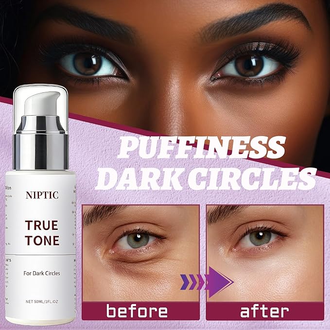 True Tone Eye Cream, Dark Circle, Eye Repair Cream for Dark Circles, Reducing Dark Circle and Puffiness, Repair the Eye Skin, Reduce Wrinkles (3PCS, 1)