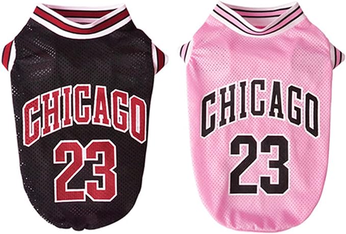 Dog Basketball Jersey Clothes Boy Girl Dog Pet Vest Clothes Puppy Shirt Apparel Cute Outfit Summer Fashion Cotton Dog Tshirt Female for Large Dogs, Medium & Small Chihuahua,Yorkies