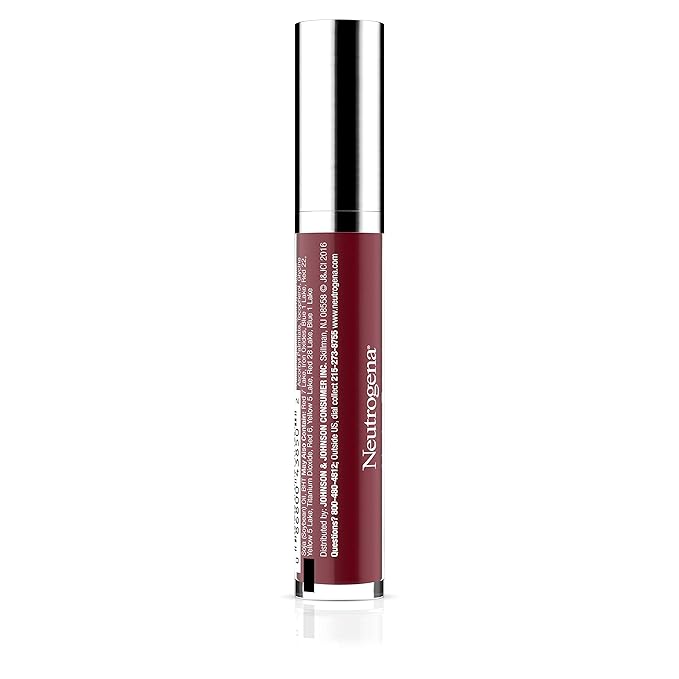 Neutrogena Hydro Boost Moisturizing Lip Gloss, Hydrating Non-Stick and Non-Drying Luminous Tinted Lip Shine with Hyaluronic Acid to Soften and Condition Lips, 70 Velvet Wine, 0.10 oz (Pack of 2)