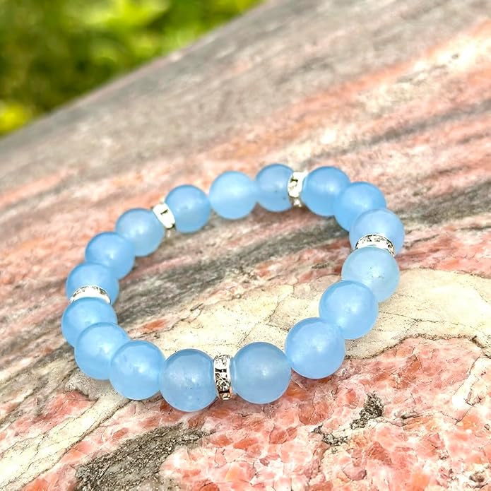Healing Bracelet For Women Anxiety Crystal Bracelet Chakra Beaded Bracelets Rose Quartz Crystals And Healing Stones Yoga Bead Bracelet Calming Stretch Bracelet Stress Relief Gifts For Women
