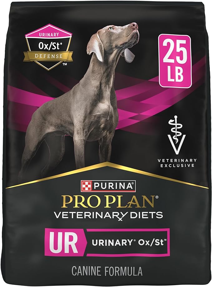 Pro Plan Veterinary Diets Purina UR Urinary Ox/St Canine Formula Dog Food Dry Kibble - 25 lb. Bag