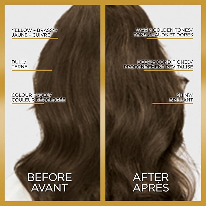 L'Oreal Paris Le Color Step Toning Hair Gloss,Rich Brunette,4 Ounce,(Pack of 12)