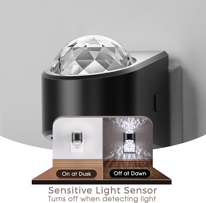 Night Light, Night Lights Plug into Wall, Night Light for Bedroom | Dimmable Brightness, LED Dusk to Dawn Sensor Nightlight for Nursery, Bathroom, Home Decor, Gaming Room, Daylight White 5000k