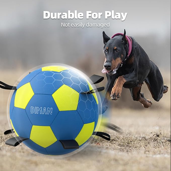 Diman Herding Ball for Dogs with Straps, 25 Inch Horse Balls for Outdoor