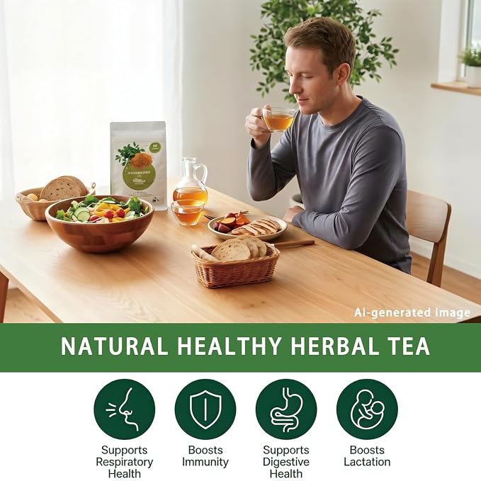 Samcci - Fenugreek Seed Tea Bags, 50 Teabags, 3g/bag - Natural Healthy Fenugreek Methi Seeds Herbal Tea - Non-GMO - Caffeine-free - Support Digestion & Improve Heart Health
