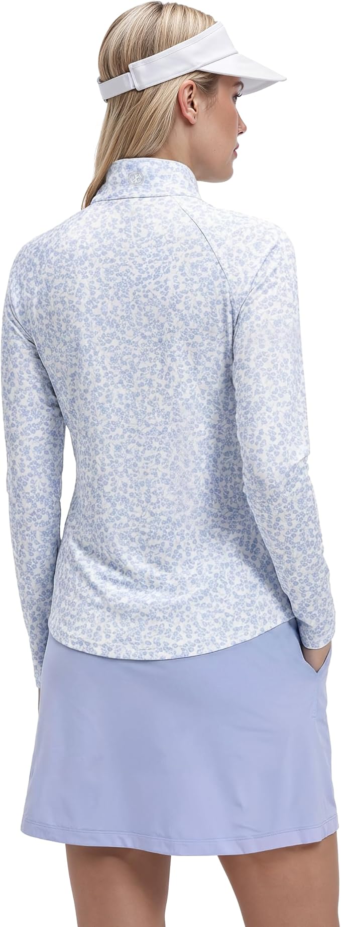 Izod Women's 1/4 Zip Pullover Performance Stretch Long Sleeve Golf Running