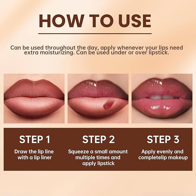 Lip Liner Gloss Set, Red Plumping Lip Liner Lip Pencil Moisturizing Lightweight Lip Gloss Lip Combo, High Shine Glossy Lip Tint Lip Stain Makeup Long Lasting Lip Contour for Women