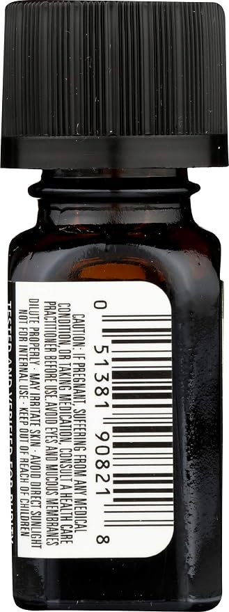 Aura Cacia, Oil Essential Bergamot Organic, 0.25 Fl Oz
