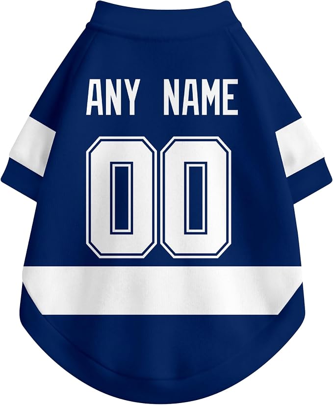 Tampa Bay Dog Clothes Personalized Pet T Shirt for Dogs Gift | Custom Name Number Jersey Style Pet Shirt for Dog