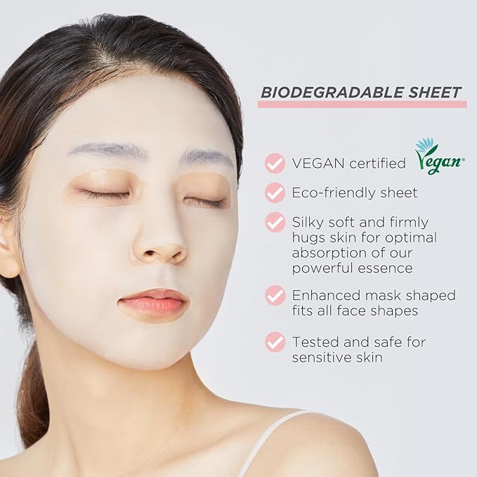 Mediheal Official Best Korean Sheet Mask - Collagen Essential Face Mask 10 Sheets Lifting and Firming For All Skin Types Value Sets (Pack of 2)