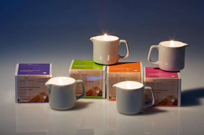 Beauty Image Rosehip Hot Oil Body Massage Candle
