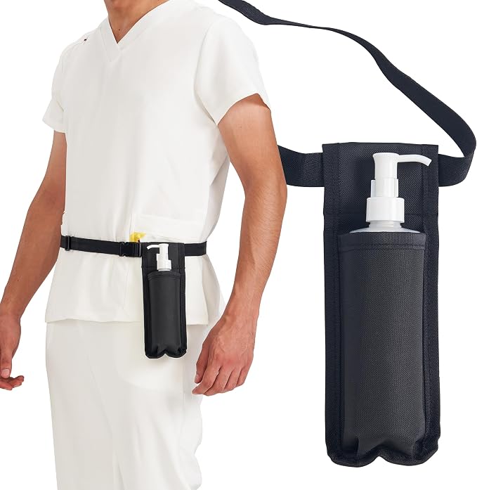 Master Massage Oil & Massage Lotion Bottle Holster Single Kit - 1 Bottle, Adjustable Holster (10 Set Single Bottle)