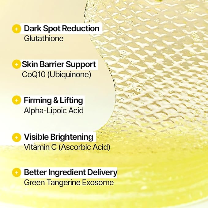 GOODAL Green Tangerine Vitamin C Eye Patches ALPHA – 25% Thicker Hydrogel Under Eye Patches for Puffy Eyes & Dark Circles, Korean Skincare, Radiant Glass Skin Look (60 Patches)