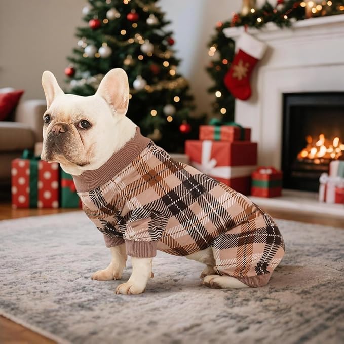 4 Pack Dog Pajamas Soft Lightweight Dog Recovery Suit Onesie Clothes for Small Medium Large Female Pet Boys Girls Dogs Cats