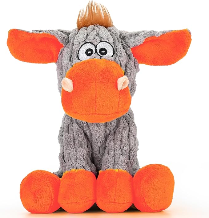 loncoldy Squeaky Dog Toys, Tough Chew Toys for Dogs, Crinkle Interactive Squeaky Stuffed Dog Toy for Medium Small Puppy Breeds, Plush Dog Toy to Keep Them Busy, Pet Toys for Dogs