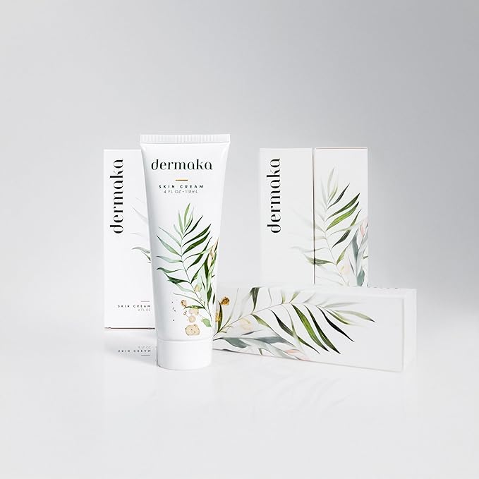 Dermaka All-Natural Arnica Skin Cream 4 oz 2 pack – Dermatologist Tested Formula for Bruising, Swelling & Dryness – Enriched with Chamomile, Green Tea & Vitamins A & E – Smooth, Non-Greasy Texture