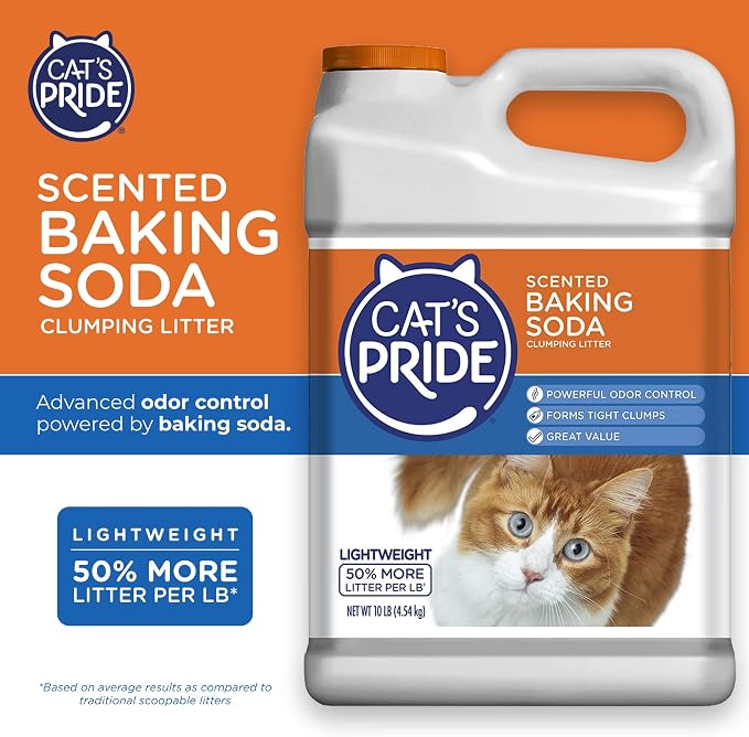 Cat's Pride Baking Soda Lightweight Scented Clumping Liter 10lb